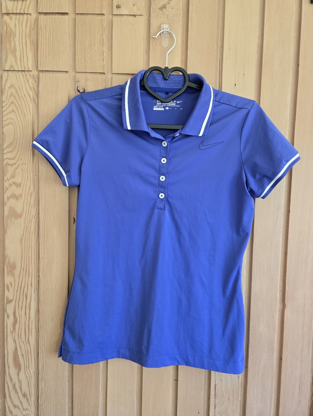 Nike Dri-Fit Women's Golf Polo | Size Small | Blue/purple